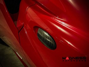 Alfa Romeo 4C Carbon Fiber Exterior Door Handle Trim Set